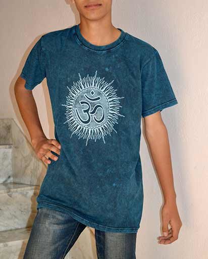 OM Print Nepalese Cotton T-Shirts