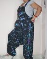 Tie Dyed Cotton Dungarees