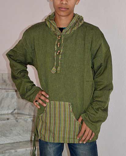 Cotton Pullover Style Hooded Kurthas