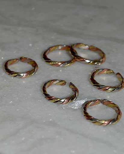 Himalayan Three Metal Rings