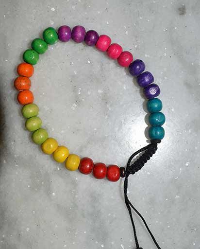 Colorful Wooden Beads Bracelet