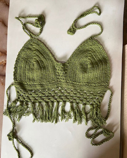 Crochet Cotton Bra Tops