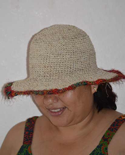 Recycled Silk Rim Hemp Hats
