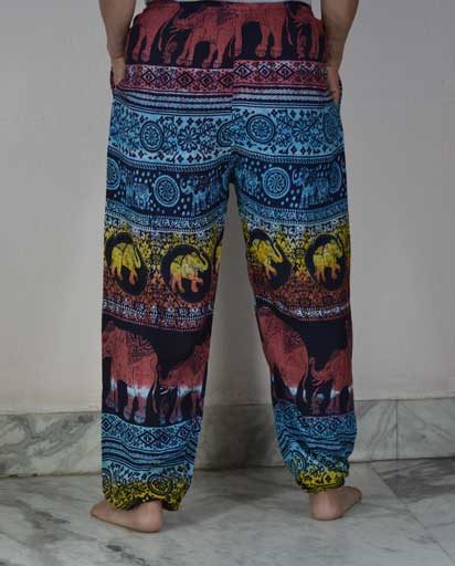 Loose Style Tie Dyed Cotton Pants