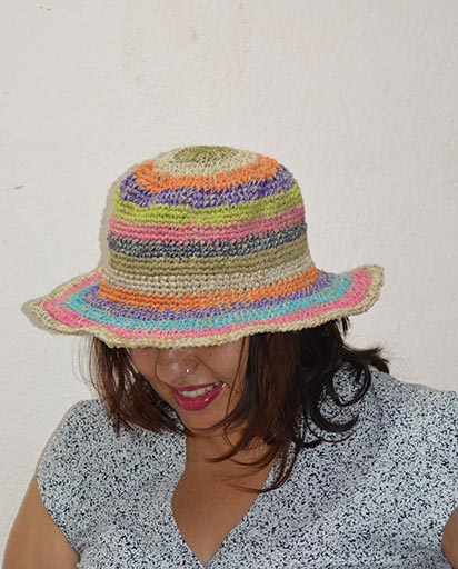 New Fairly Traded Cap Hat Nepal Ethnic Ethical Hippy Boho Tie Dye Cotton 