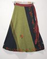 Midi Cotton Wrap Skirts
