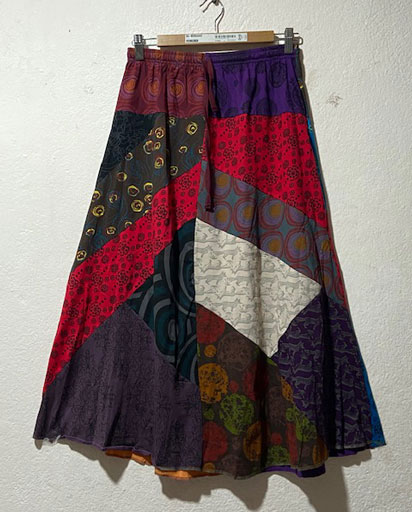 Patchwork Cotton Long Skirts | Himalayan Exports
