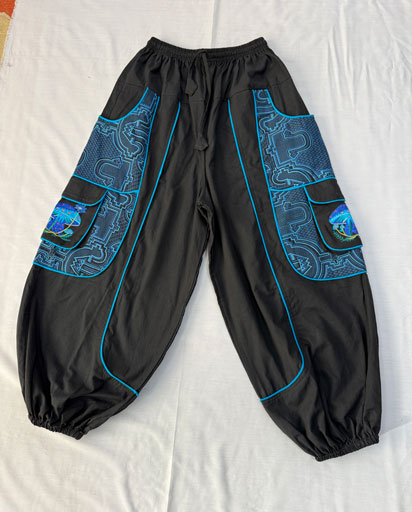 Hippie-Clothing,-Nepalese-Boho-Trousers